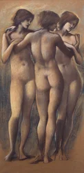 Les Trois Grâces, vers 1885