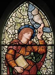 Wilden, All Saints, Morris & Co., Edward Burne-Jones, John Henry Dearle, Énoch (détail)