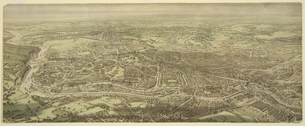 Vue aérienne de Bristol