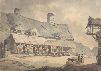 Marché de Corwen, nord du Pays de Galles