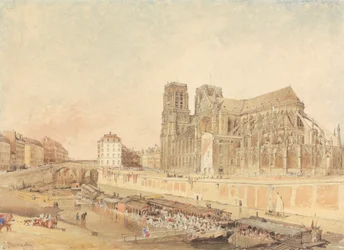 Notre-Dame, Paris, depuis la rive gauche