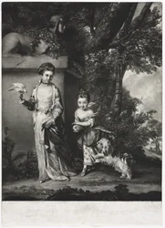 Les dames Amabel et Mary Jemima Yorke, vers 1761