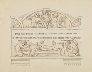 Conception pour un monument à Dyde et Scribe