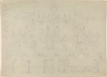 Conception pour une chambre du gouvernement romain (?)
