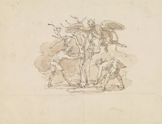 Fous plantant un arbre