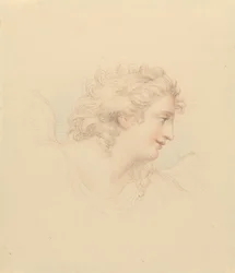 Étude de profil de tête féminine