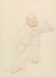 Saint Jérôme écrivant