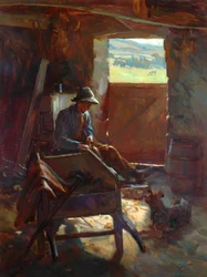 Couper des tiges, 1897