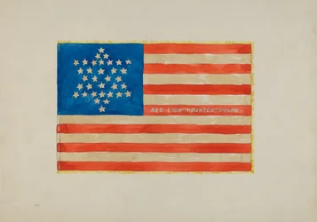Drapeau : Guerre civile, vers 1936