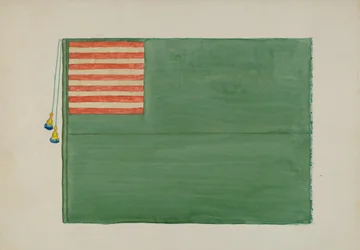 Drapeau révolutionnaire, vers 1936