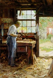 Le charpentier du village, 1899