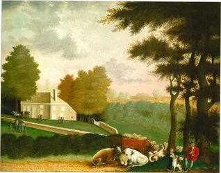 La tombe de William Penn, vers 1847-1848 (huile sur toile)