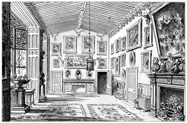 La grande salle de Charlecote Park, Warwickshire