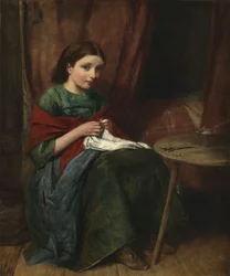La brodeuse, 1864