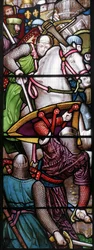 Le secours du château de Douvres par John de Pencester en 1216 (détail)