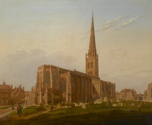 Église Saint-Michel, Coventry, vers 1824