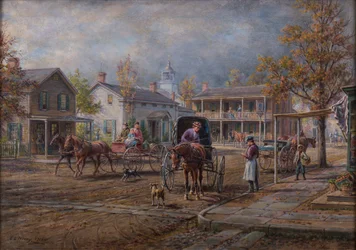 Une Rue de Village, 1916
