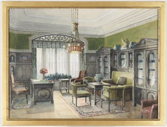Intérieur de la bibliothèque