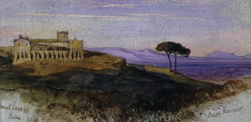 Vue de la campagne romaine, 1844