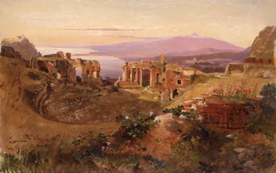 Vue de Taormine, Sicile