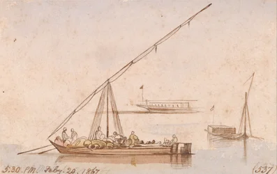 Bateaux sur le Nil