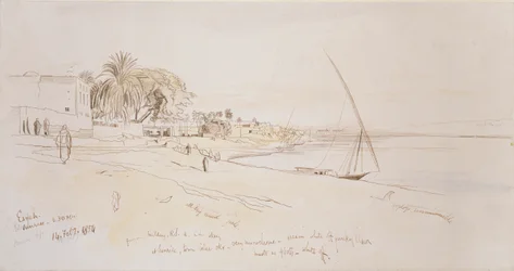 Esneh, Égypte, 1854
