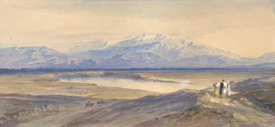 Mont Olympe depuis Larissa, Thessalie, Grèce