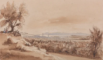 Nice depuis la route de Gênes