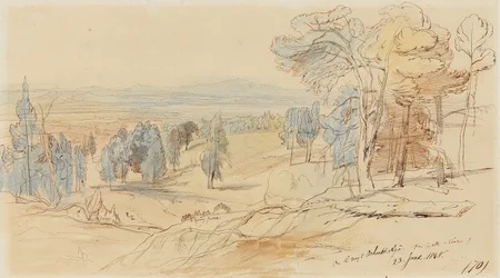 En route vers Achmet Aga depuis Castella et Chalcis, Grèce, 23 juin 1848