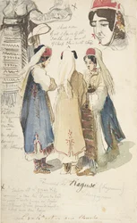 Paysannes de Raguse, 1848-1866