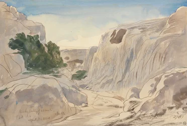 Vallée rocheuse de Mosta, Malte, 14 h 15 (3 avril 1866)
