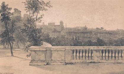 Rome vue depuis le Monte Pincio