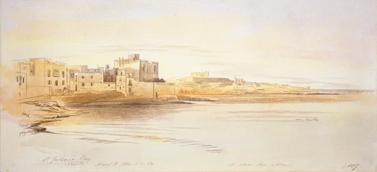 Baie de Saint-Julien, Malte, 1866
