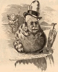 Caricature de Ferdinand de Lesseps