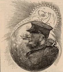 Caricature de Thomas Brassey