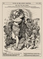 Notre plaidoyer pour des espaces ouverts. Punch, juin 1883, 1883