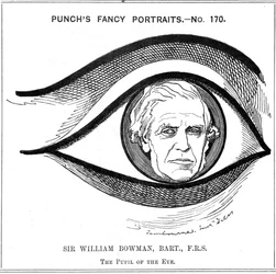 William Bowman, anatomiste, chirurgien et ophtalmologiste anglais, 1884