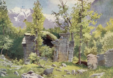 Ruines de Temples, Wangat, Vallée de Sind