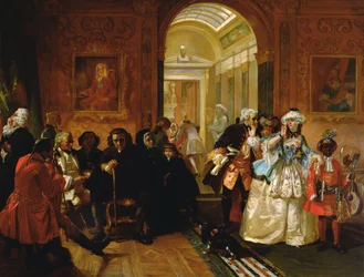 Antichambre de Lord Chesterfield en 1748, 1869