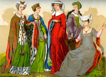 Nobles anglaises, XVe-XVIe siècle, 1849