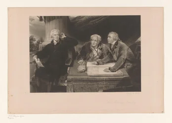 Portrait de Sir Francis Baring, avec son frère et son beau-fils
La famille Baring