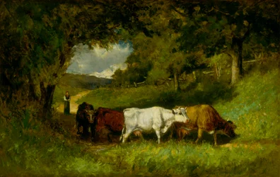 Rentrant les vaches, 1881