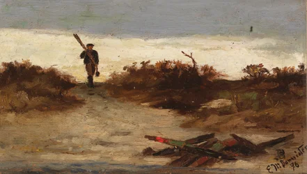 Pêcheur au bord de l