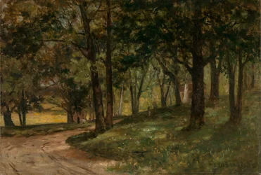 Paysage sans titre avec arbres, n.d.