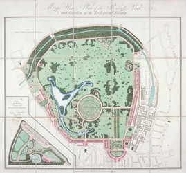 Plan des jardins zoologiques, Regent