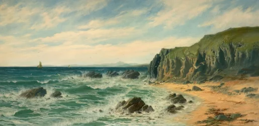 Scène côtière, 1887