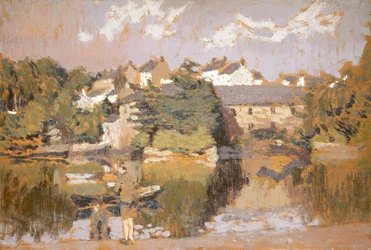 Bâtiments au bord d