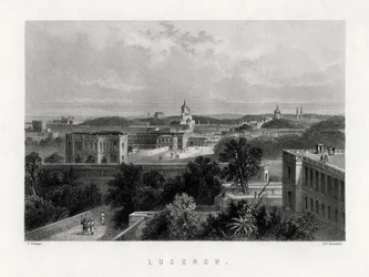 Lucknow, Uttar Pradesh, Inde, XIXe siècle