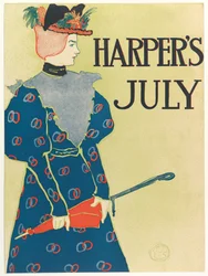Affiche publicitaire pour Harper
