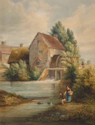 Un moulin à eau dans le Warwickshire
